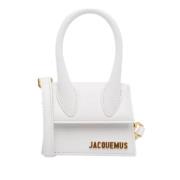 Jacquemus Pre-owned Pre-owned Laeder handvskor White, Dam