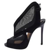 Christian Louboutin Pre-owned Pre-owned Mesh stvlar Black, Dam