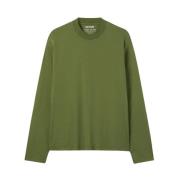 Sunnei Militärgrön långärmad T-shirt Green, Herr