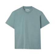 Sunnei Val T-shirt med stryklogotyp Blue, Unisex