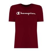Champion Casual Stil T-Shirt Red, Herr
