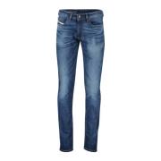 Diesel Blå Denim 5-Ficks Jeans Blue, Herr