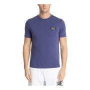 Emporio Armani EA7 Enfärgad Logo T-shirt Blue, Herr