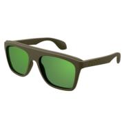 Gucci Stiliga solglasögon Gg1571S Green, Unisex