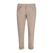 Dondup Slim-fit Jeans för Män Beige, Herr