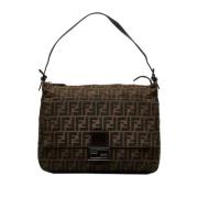 Fendi Vintage Pre-owned Laeder axelremsvskor Brown, Dam