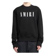 Amiri Svart Core Logo Sweatshirt Black, Herr