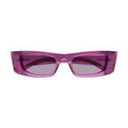 Saint Laurent Rosa Lila Statement Solglasögon Purple, Dam