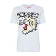 Kenzo Stilfull T-Shirt White, Dam