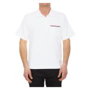 Thom Browne Polo Shirts White, Herr
