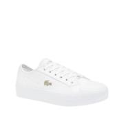 Lacoste Dam Ziane Plus Sneaker - Vit White, Dam