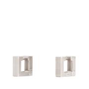 IVI Earrings Gray, Dam