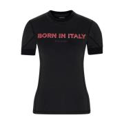 Borgo Fiorano Nero T-shirt Black, Dam
