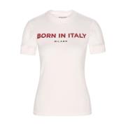 Borgo Fiorano Bianco T-shirt White, Dam