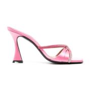 D'Accori High Heel Sandals Pink, Dam