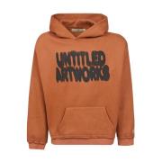 Untitled Artworks Hoodies Brown, Herr