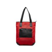 Gucci Vintage Pre-owned Canvas totevskor Red, Dam