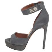 Givenchy Pre-owned Pre-owned Mocka sandaler Gray, Dam