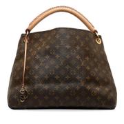 Louis Vuitton Vintage Pre-owned Laeder handvskor Brown, Dam