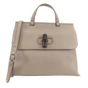 Gucci Vintage Pre-owned Laeder handvskor Beige, Dam