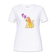 PS By Paul Smith Tryckt T-shirt White, Dam