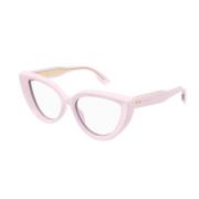 Gucci Stiliga återvunna acetatglasögon för kvinnor Pink, Dam