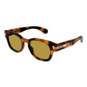 Gucci Stiliga solglasögon för en trendig look Brown, Unisex