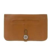 Hermès Vintage Pre-owned Läder plnbcker Brown, Dam