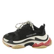 Balenciaga Vintage Pre-owned Laeder sneakers Black, Dam