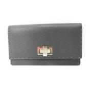 Fendi Vintage Pre-owned Läder plnbcker Gray, Dam