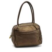 Loewe Pre-owned Pre-owned Läder axelremsvskor Brown, Dam