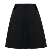 Kocca Veckade shorts med fickor Black, Dam