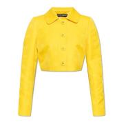 Dolce & Gabbana Kort blazer Yellow, Dam