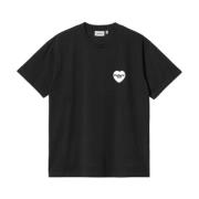 Carhartt Wip Heart Bandana T-Shirt Black, Herr