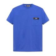 Versace Jeans Couture T-shirt med ficka Blue, Herr