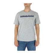 North Sails Grå Rundhalsad T-shirt Gray, Herr