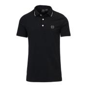 Armani Exchange Poloskjorta med knappar Black, Herr