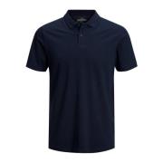 Jack & Jones Blå Klassisk Polotröja Blue, Herr