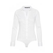 VERO MODA Klassisk Vit Långärmad Skjorta White, Dam