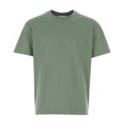 JW Anderson Sagegrön bomullst-shirt Green, Herr