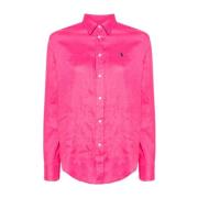 Ralph Lauren Skjortor med lång ärm och knappknäppning Pink, Dam
