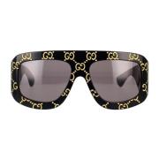 Gucci Modernt Oversized Solglasögon Gg0983S 004 Black, Herr