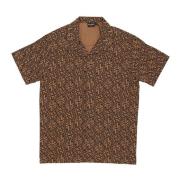 Dolly Noire Short Sleeve Shirts Brown, Herr