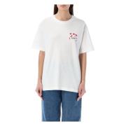 A.p.c. Amo T-shirt med klassisk halsringning White, Dam