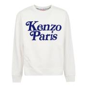 Kenzo Off White Sweatshirt White, Herr