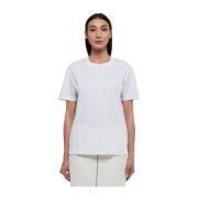 Jil Sander Vit bomull T-shirt med korta ärmar White, Dam