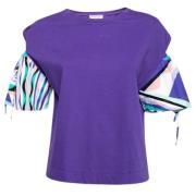 Emilio Pucci Pre-owned Pre-owned Bomull toppar Purple, Dam
