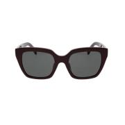 Celine Stiliga Glasögon med 56mm Linsbredd Red, Unisex