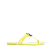 Casadei Gula Sandaler med Swarovski Kristallutsmyckning Yellow, Dam