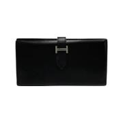 Hermès Vintage Pre-owned Laeder plnbcker Black, Dam